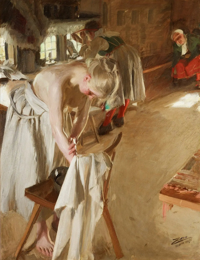 sunnuntai-aamu - Anders Zorn