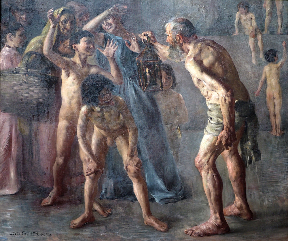 Diogène - Lovis Corinth image 1 copie de tableau peinte à la main