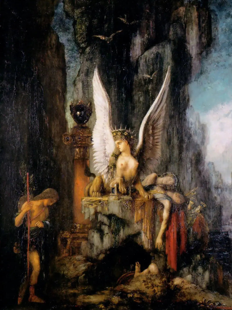 Œdipe matkalla - Gustave Moreau