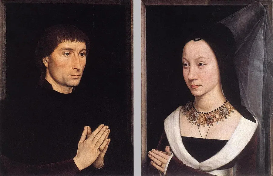 Tommaso Portinarin ja hänen vaimonsa diptyki - Hans Memling