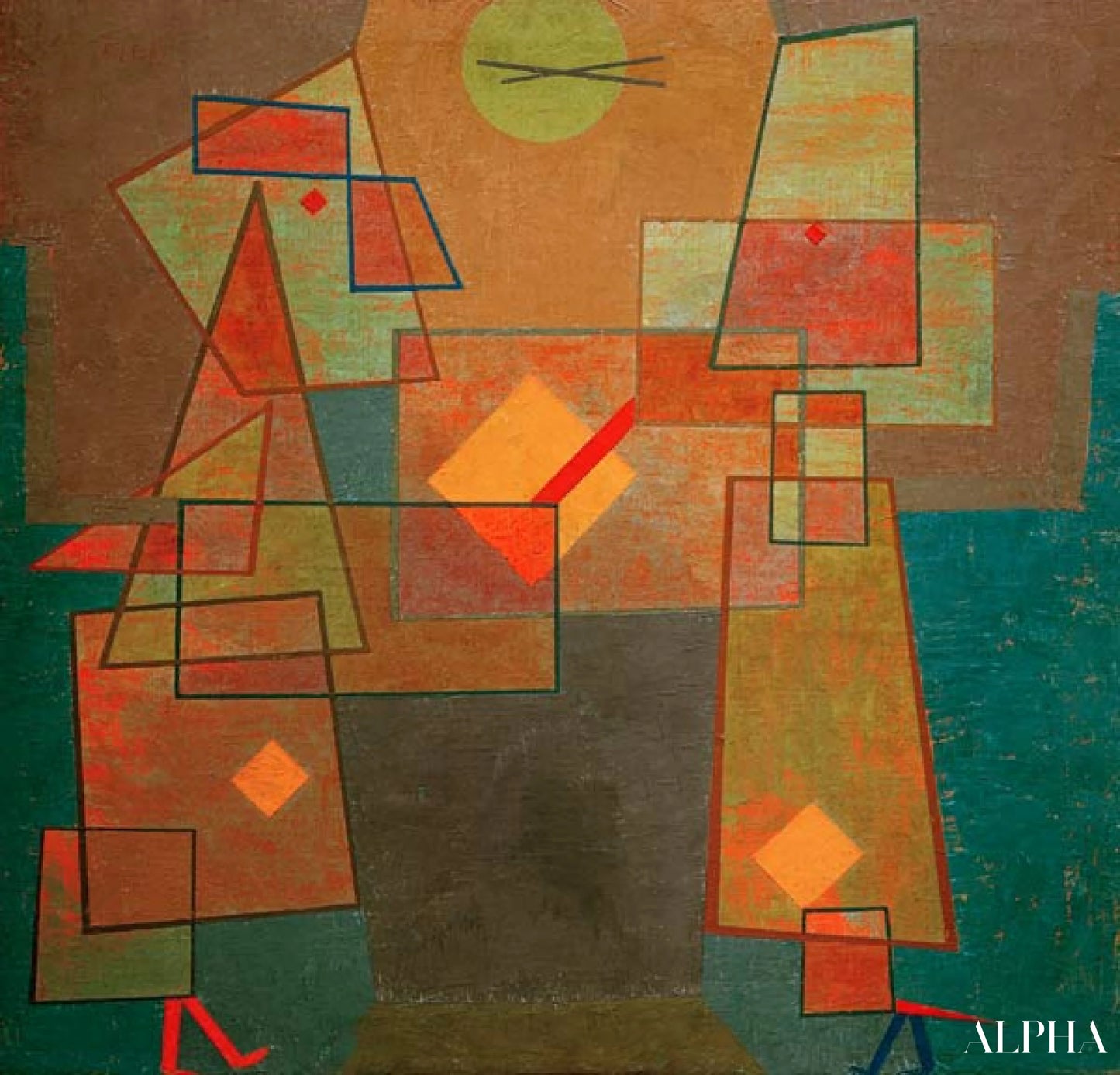 Riita - Paul Klee - Korkealaatuiset taulujen ja maalauksien reproduktiot