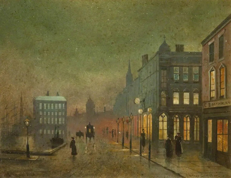 Liverpoolin satama-alueet (taulu 2/5) - John Atkinson Grimshaw
