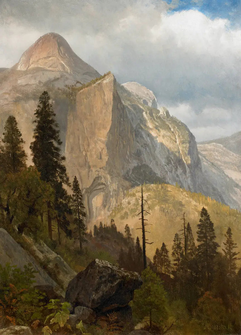 Dôme Nord, Yosemite-laakso - Albert Bierstadt