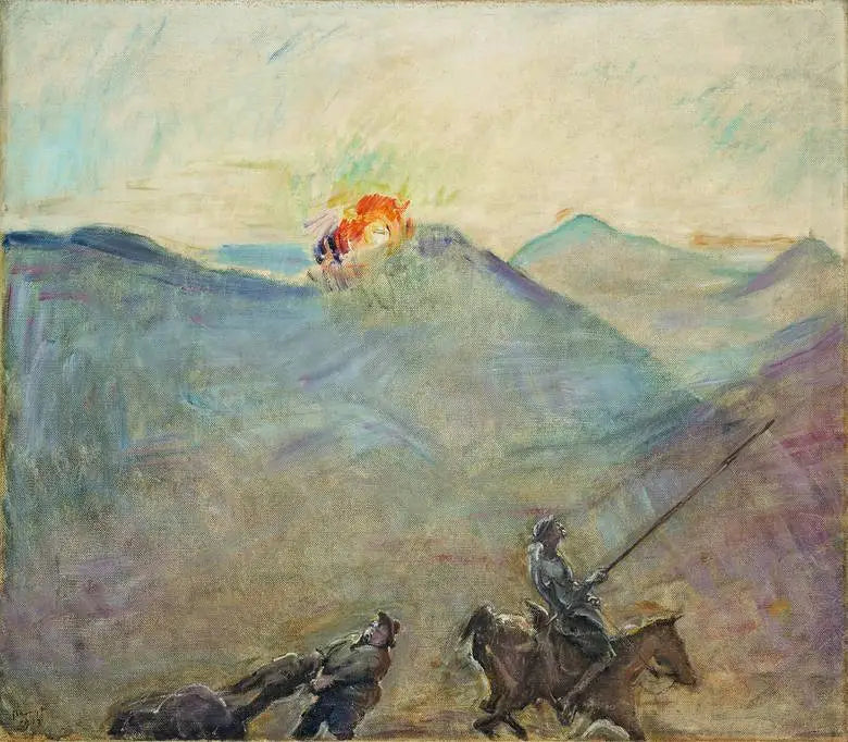 Don Quijote ja Sancho Pansa - Max Slevogt