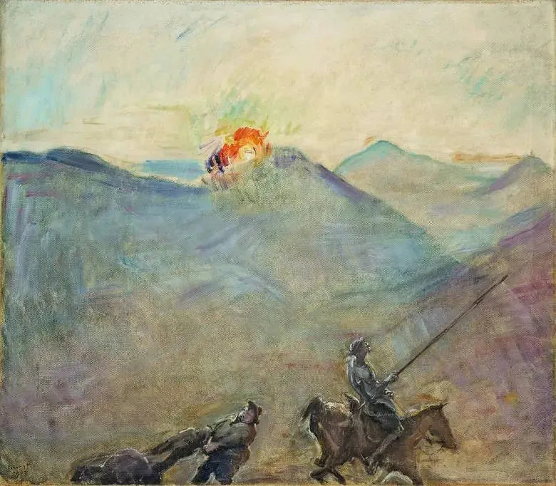 Don Quijote ja Sancho Pansa - Max Slevogt