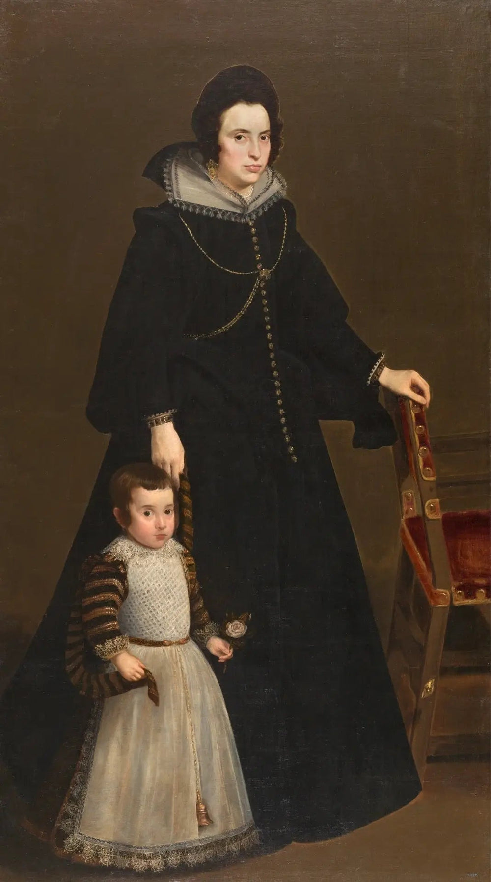Doña Antonia de Ipeñarrieta y Galdós et fils don Luis - Diego Velázquez - Alpha Reproduction