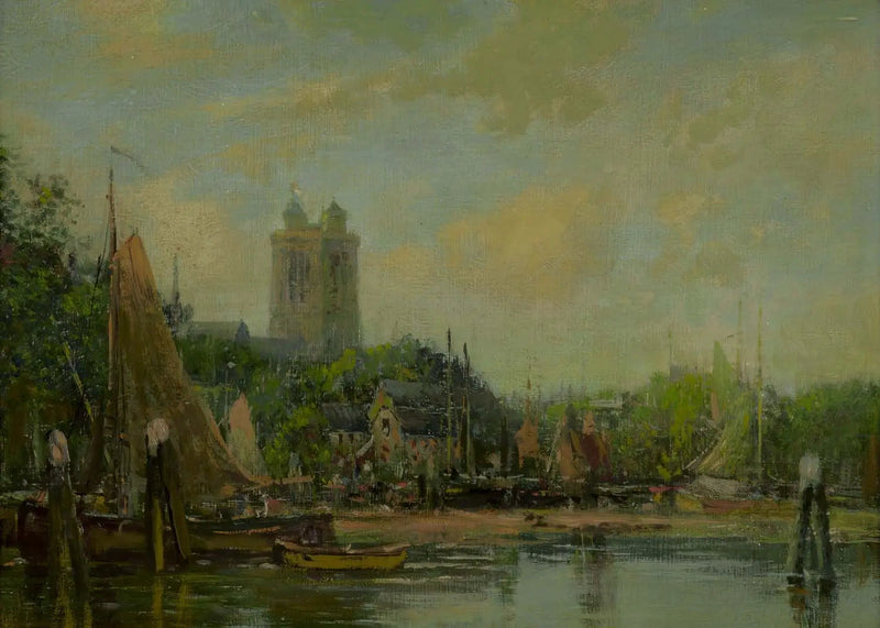 Dordrecht, katedraali - Eugène Boudin