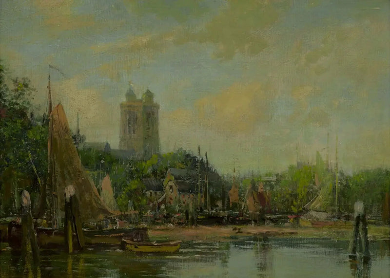 Dordrecht, katedraali - Eugène Boudin