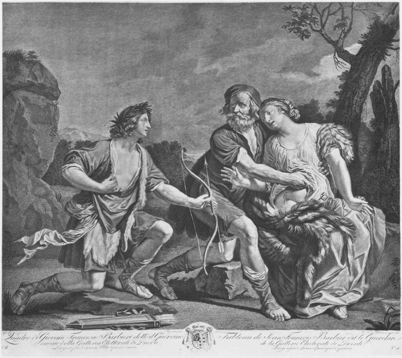 Dorinda, Silvio ja Linco - Guercino