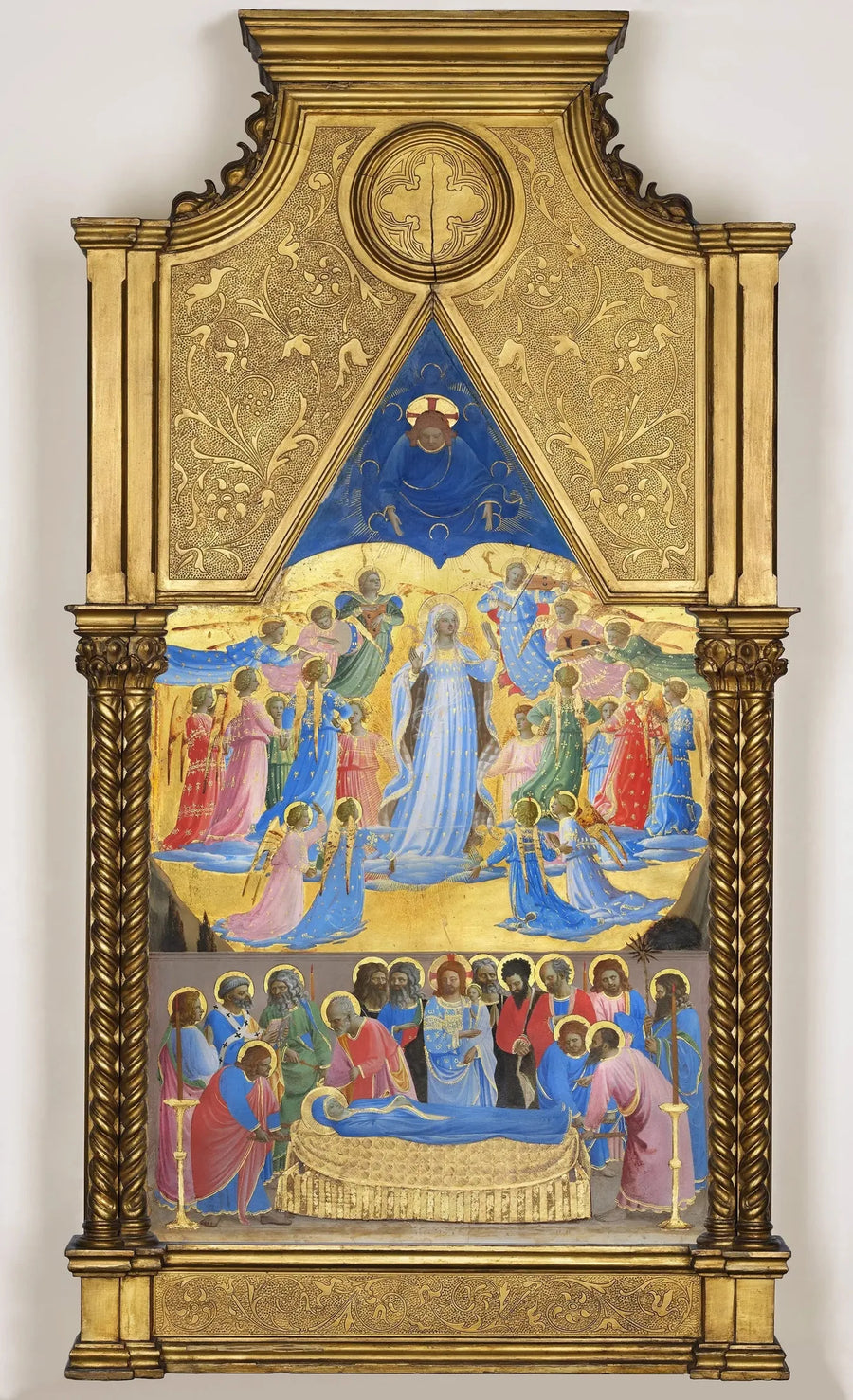 Neitsyt Marian kuolema ja taivaaseenastuminen - Fra Angelico