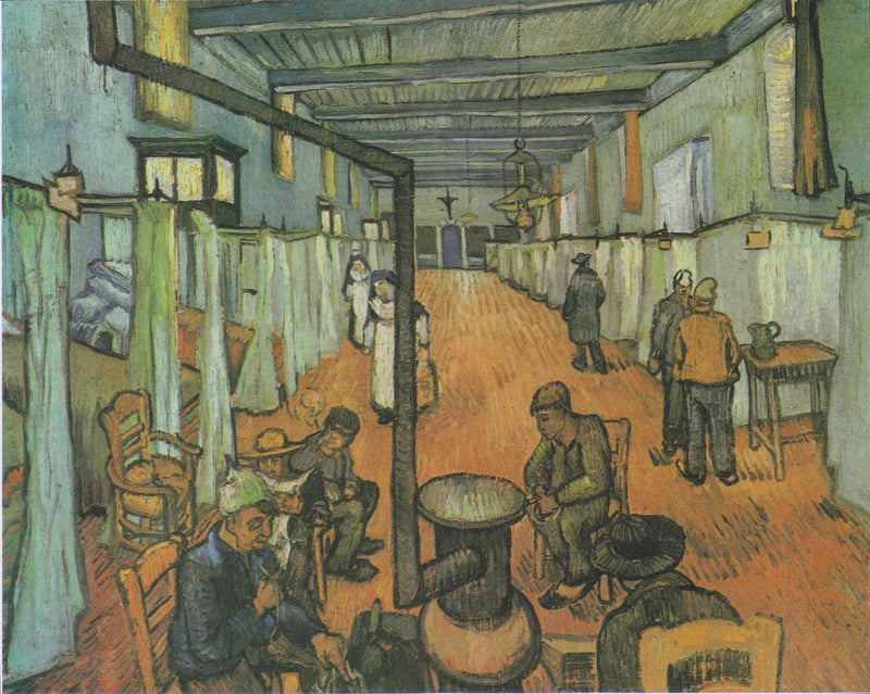 Arlesin sairaalan makuuhuone - Vincent van Gogh