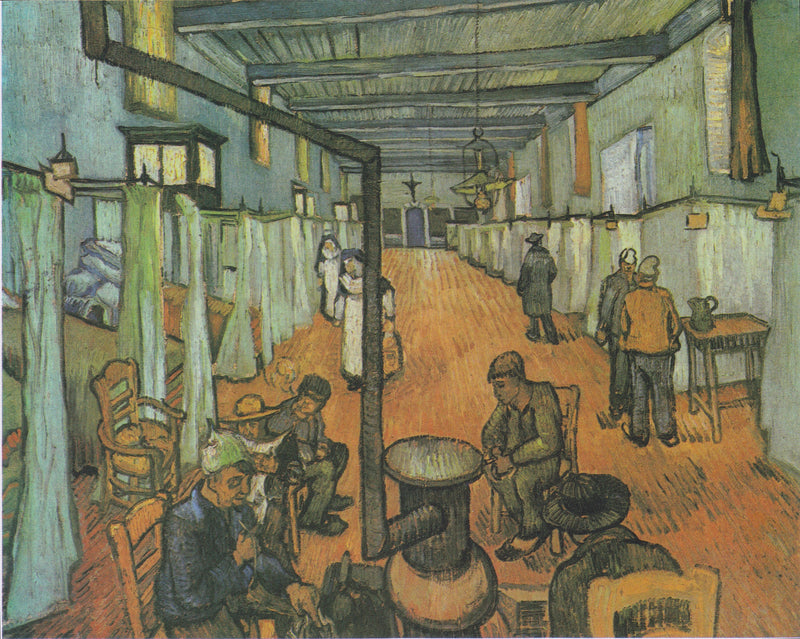 Arlesin sairaalan makuuhuone - Vincent van Gogh
