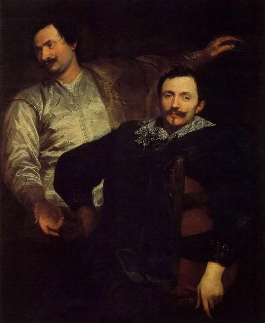 Kaksinkertainen muotokuva Cornelis ja Lucas de Wael - Antoine van Dyck