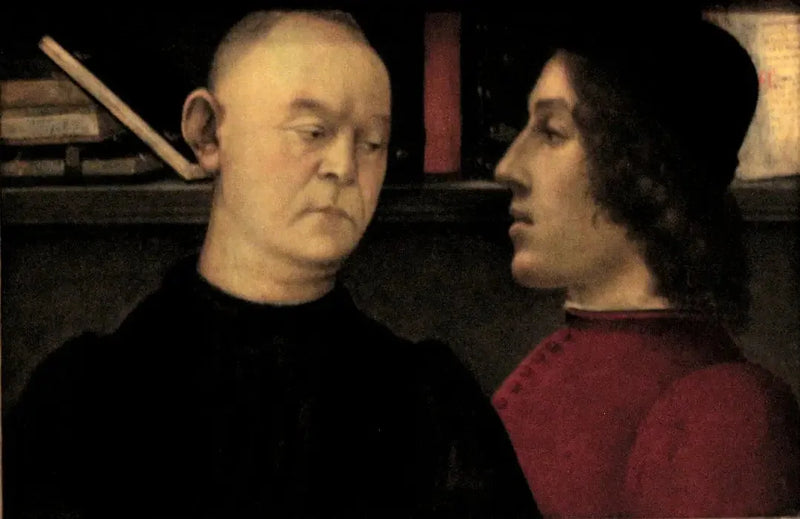Kaksinkertainen muotokuva Piero del Pugliese ja Filippino Lippi - Filippino Lippi