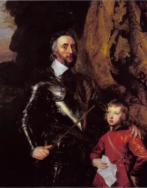 Kaksinkertainen muotokuva Thomas Howardista, 21. Arundelin kreivistä (1585-1646) hänen lapsenlapsestaan, Thomas Howardista, myöhemmin 22. Arundelin kreivistä ja 5. Norfolkin herttuasta - Antoine van Dyck