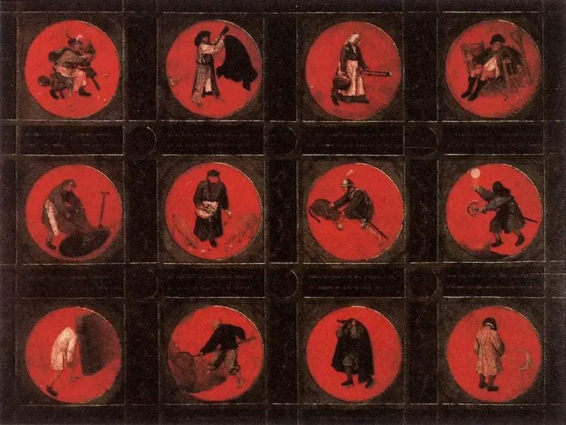 Kaksitoista flaamilaisproverbia - Pieter Brueghel vanhempi