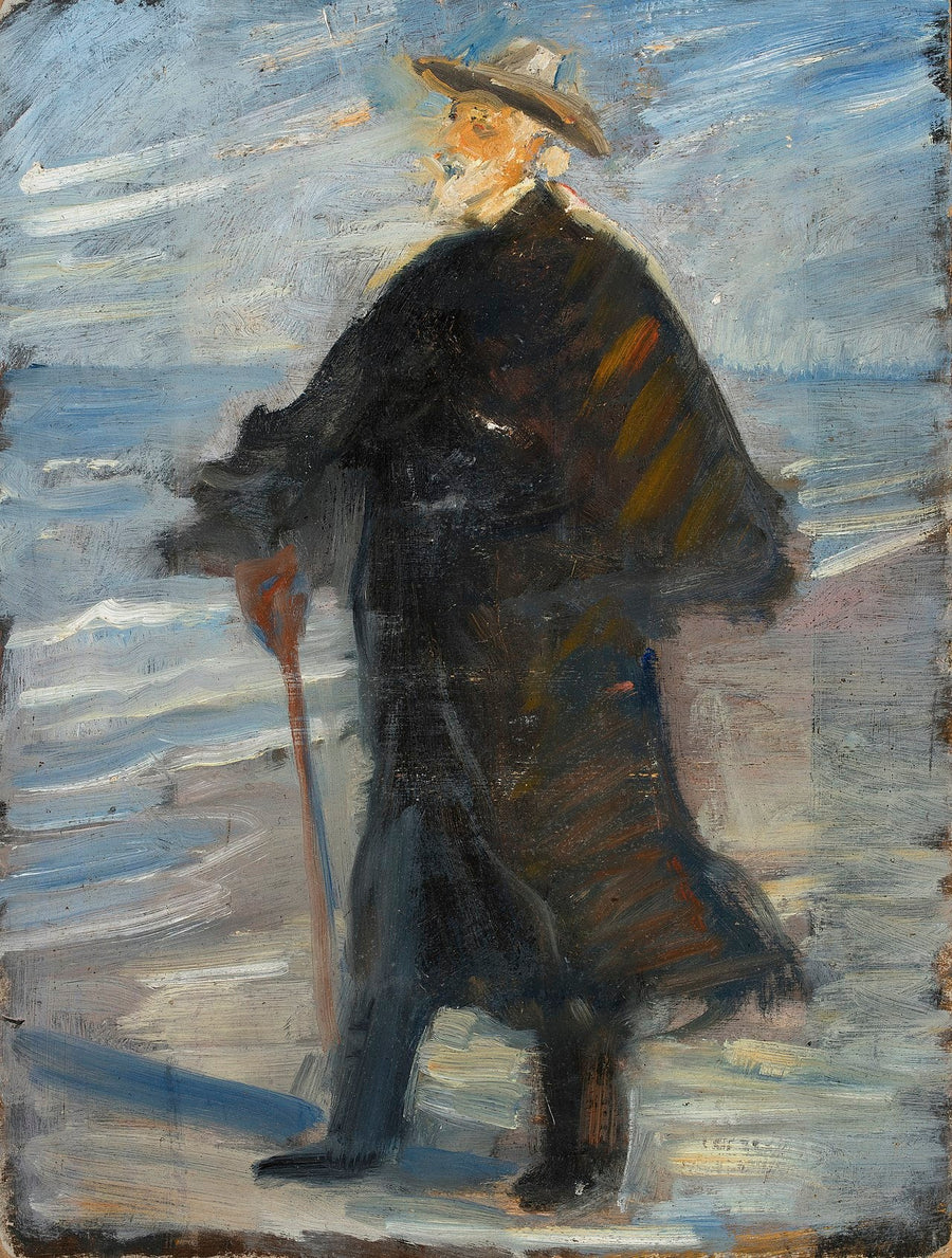 Drachmann rannalla - Michael Peter Ancher