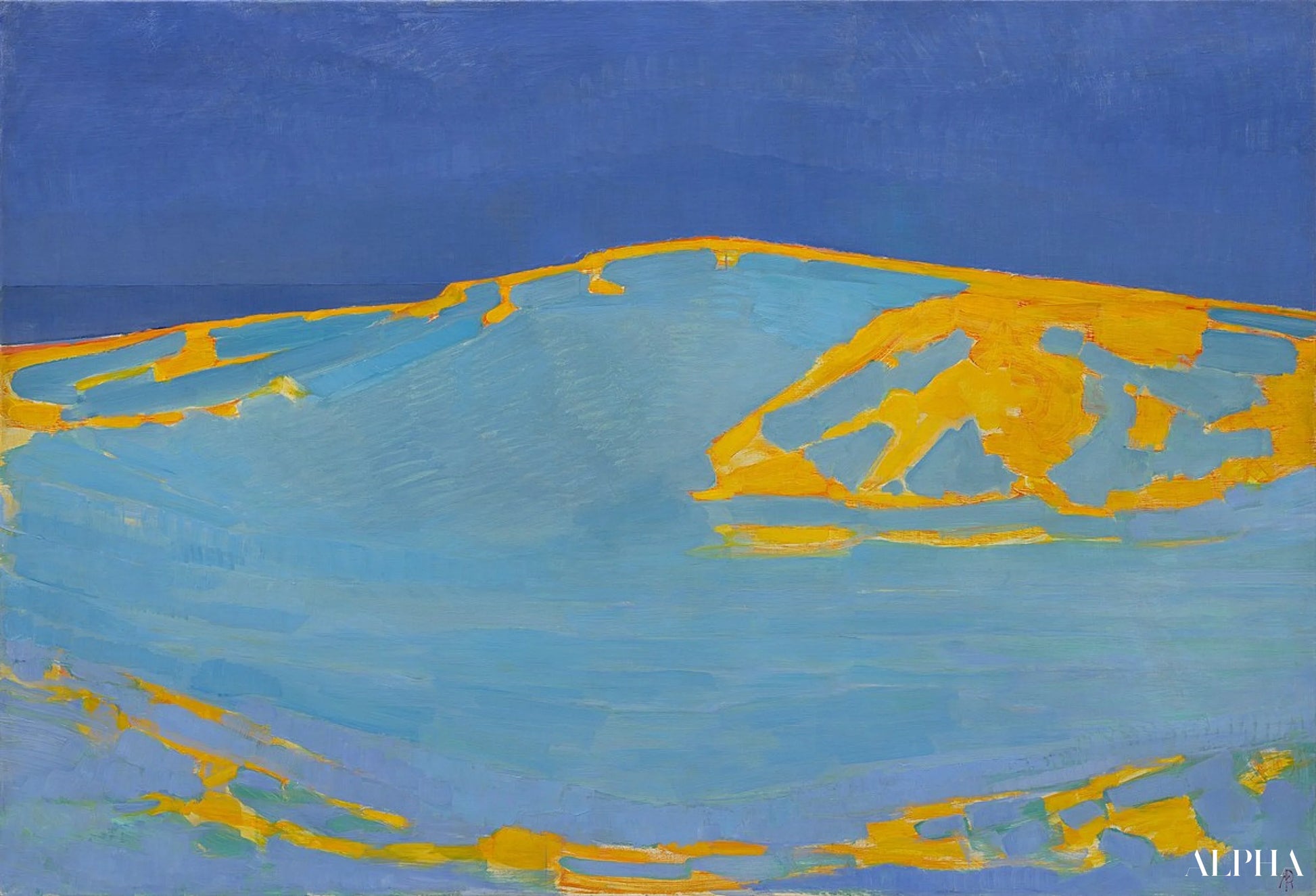 Kesädyyni Zeelandissa - Mondrian - Korkealaatuiset taulujen ja maalauksien reproduktiot