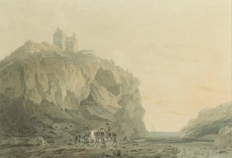 Dunotterin linna, Kincardineshire - J. M. W. Turner