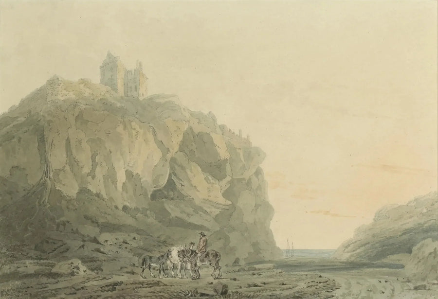 Dunotterin linna, Kincardineshire - J. M. W. Turner