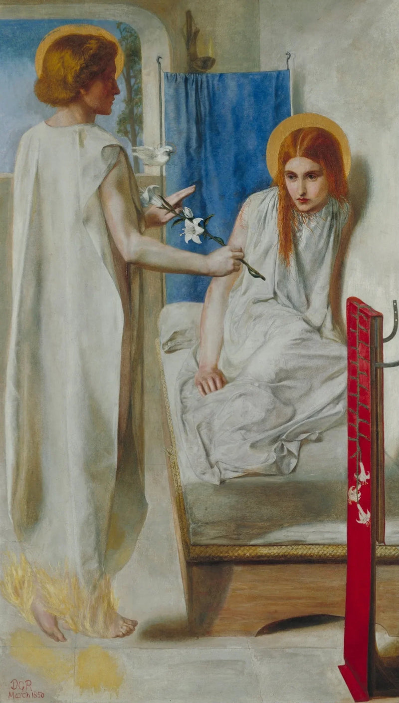 Ecce palvelijatar Herran - Dante Gabriel Rossetti