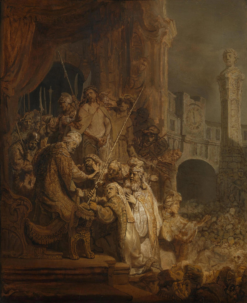 Kristus Pilatuksen edessä (Ecce Homo) - Rembrandt