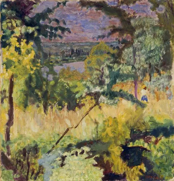 Pakomatka joelle, Vernon - Pierre Bonnard