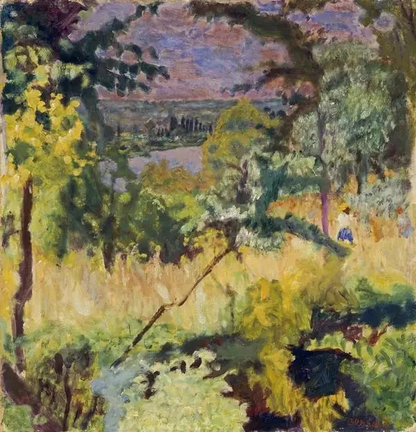 Pakomatka joelle, Vernon - Pierre Bonnard