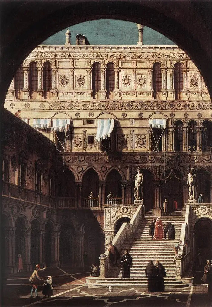 Jättiläisten asteikko - Canaletto