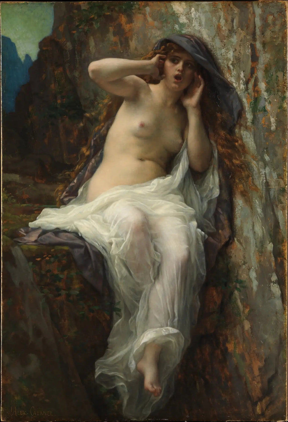 Écho - Alexandre Cabanel image 1 reproduction de peinture à l’huile