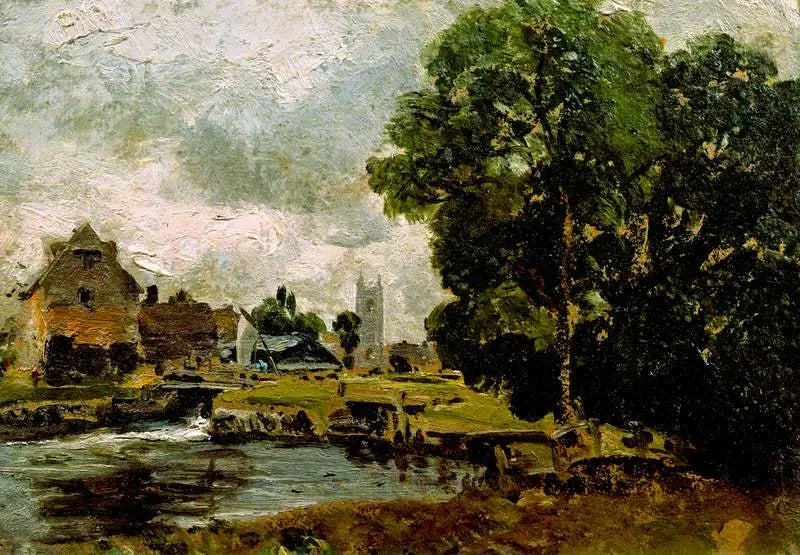 Dedhamin sulku ja mylly - John Constable