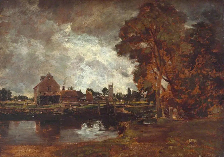 Dedhamin sulku ja mylly - John Constable