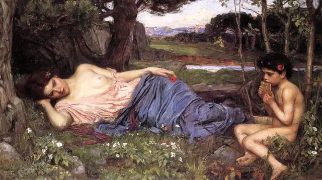 Kuunnella hänen suloisia melodioitaan - John William Waterhouse