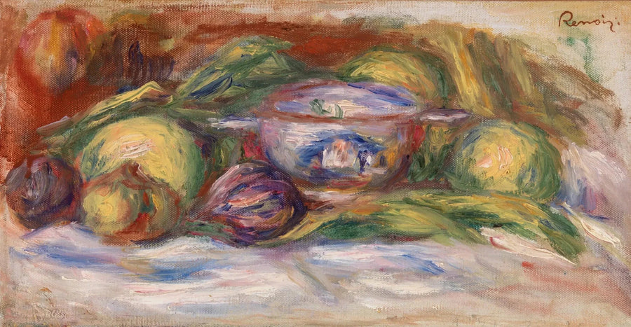 Bol, Viikunoita ja Omenoita (Kulho, viikunoita ja omenoita) - Pierre-Auguste Renoir