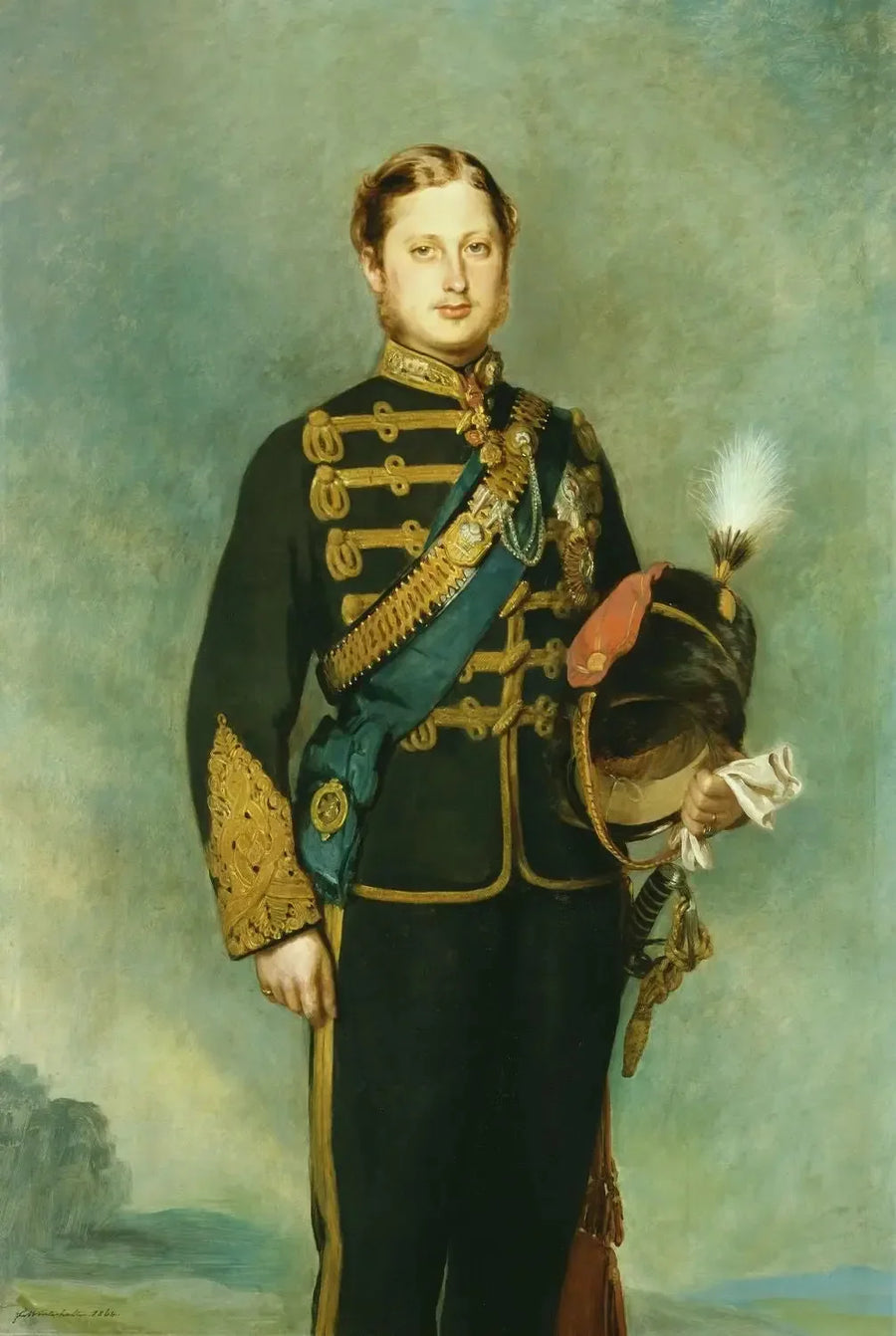 Édouard VII (1841-1910) sitten Walesin prinssi - Franz Xaver Winterhalter