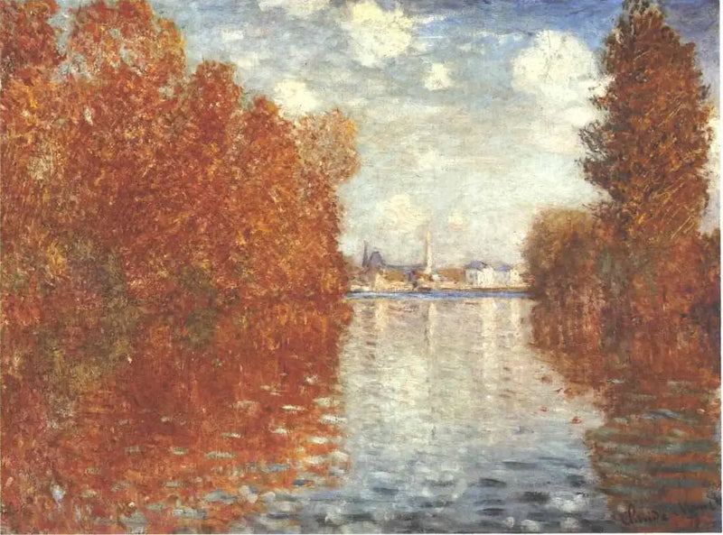 Syksyn vaikutelma Argenteuilissa - Claude Monet