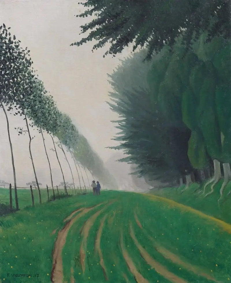 Sumun vaikutus, Honfleur - Félix Vallotton