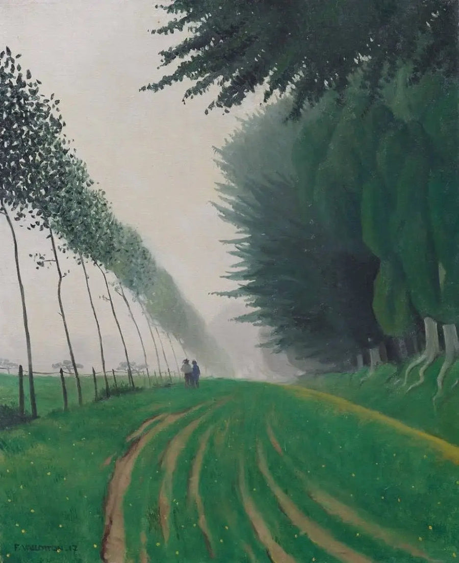 Sumun vaikutus, Honfleur - Félix Vallotton