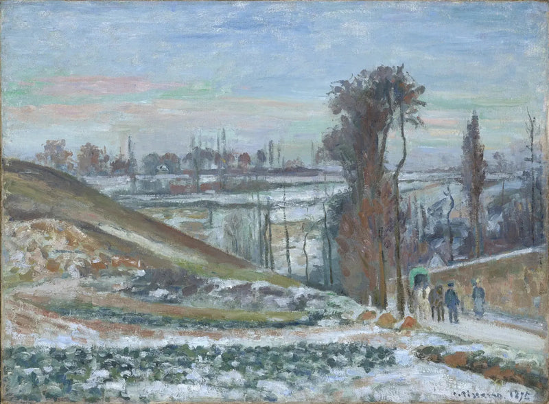Lumiefekti Hermitagessa, Pontoise - Camille Pissarro
