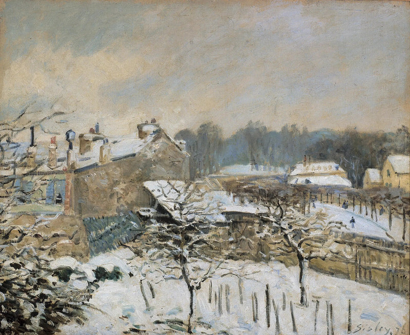 Lumiefekti Marly-le-Roi'ssa - Alfred Sisley