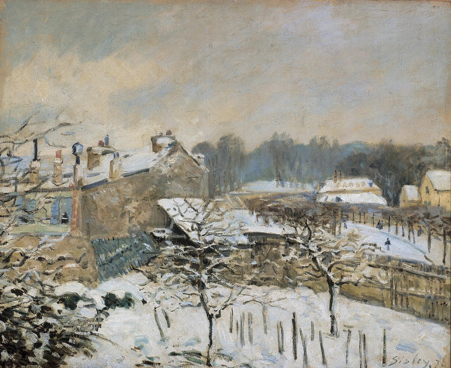 Lumiefekti Marly-le-Roi'ssa - Alfred Sisley