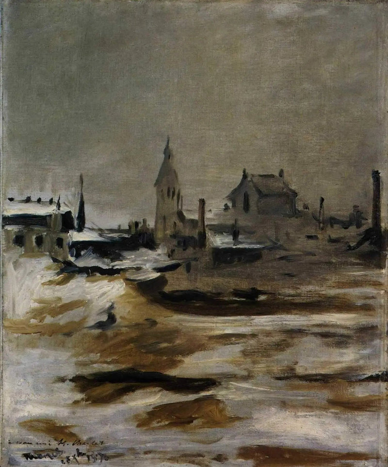 Lumen vaikutus Petit-Montrouge - Édouard Manet