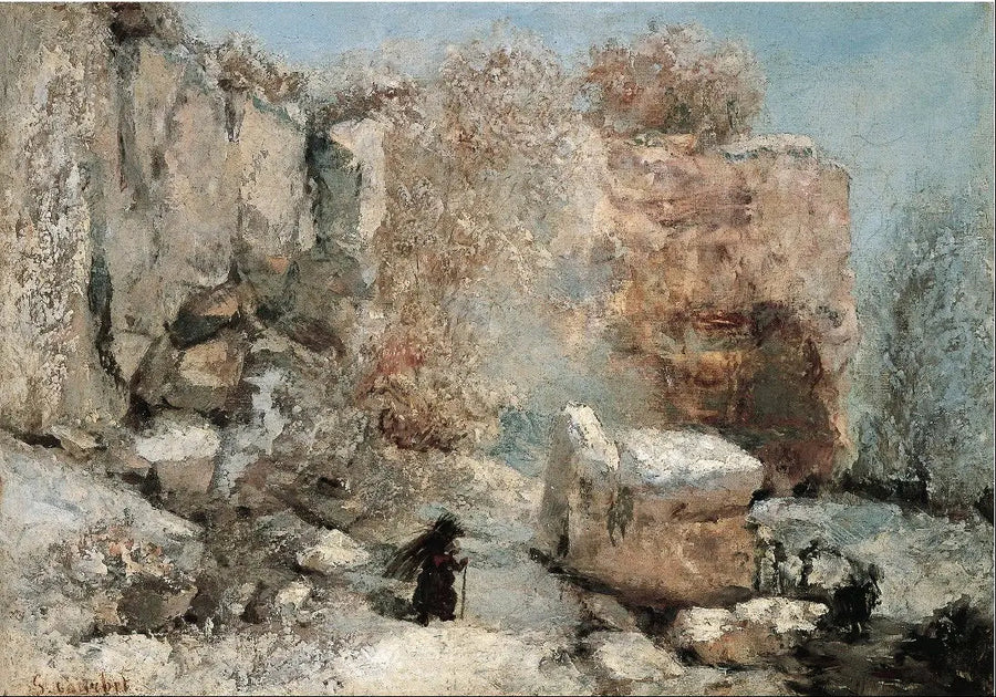 Lumiefekti kaivoksessa - Gustave Courbet