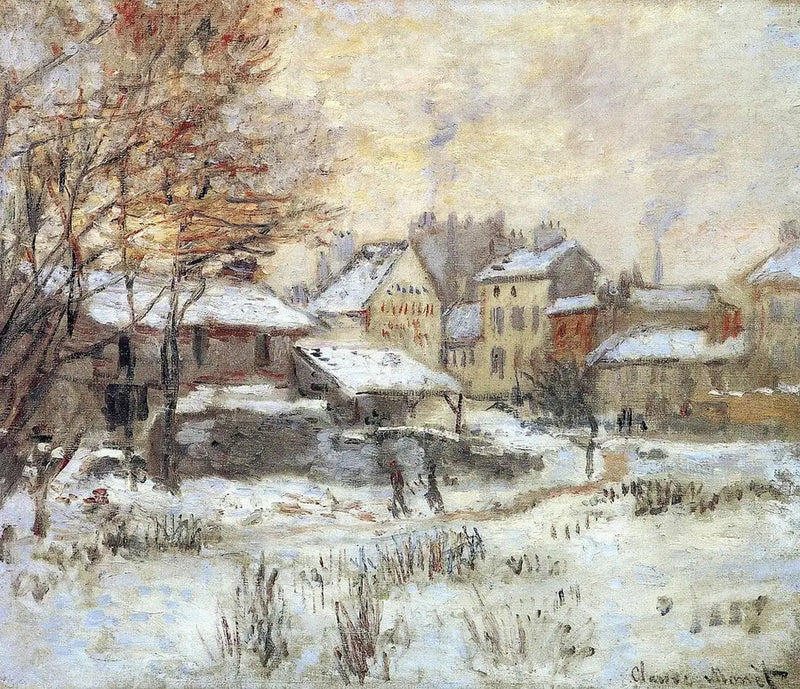 Lumiefekti, laskeva aurinko - Claude Monet
