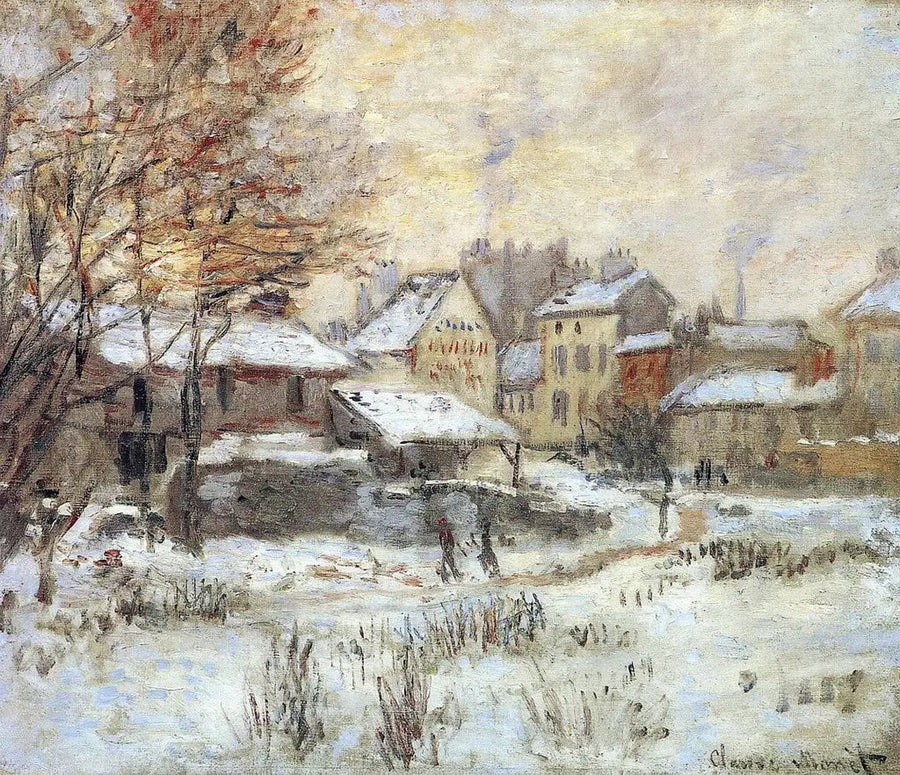 Lumiefekti, laskeva aurinko - Claude Monet