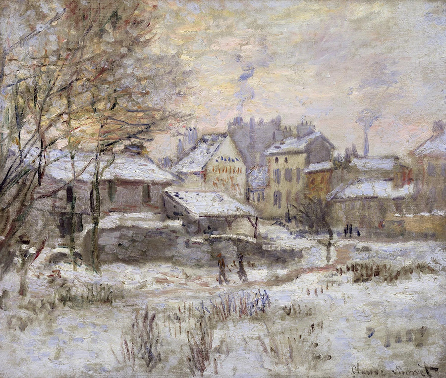 Lumiefekti, laskeva aurinko W362 - Claude Monet