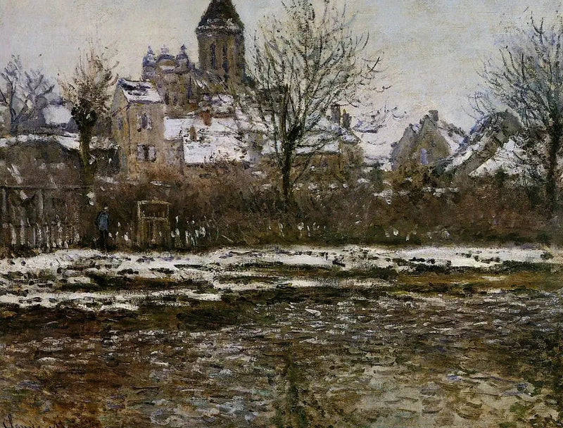 Lumiefekti Vétheuil W506: ssa - Claude Monet
