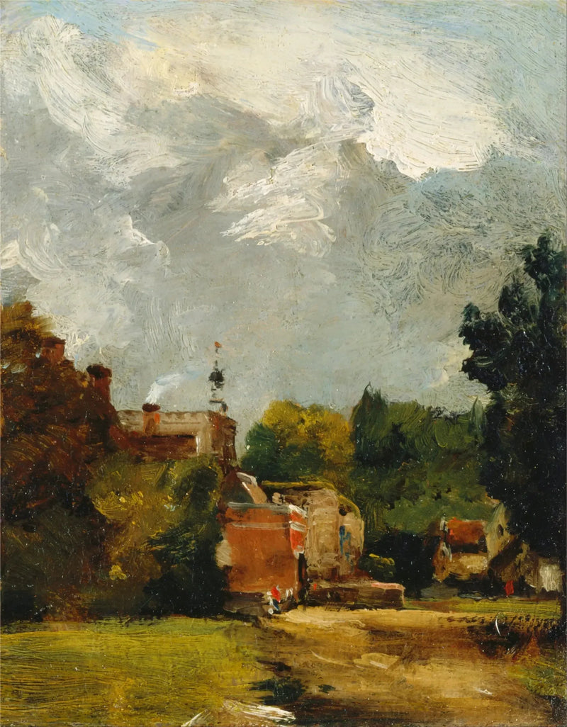 East Bergholtin kirkko - John Constable
