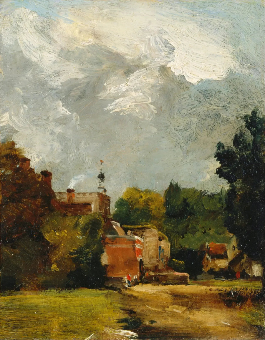 East Bergholtin kirkko - John Constable