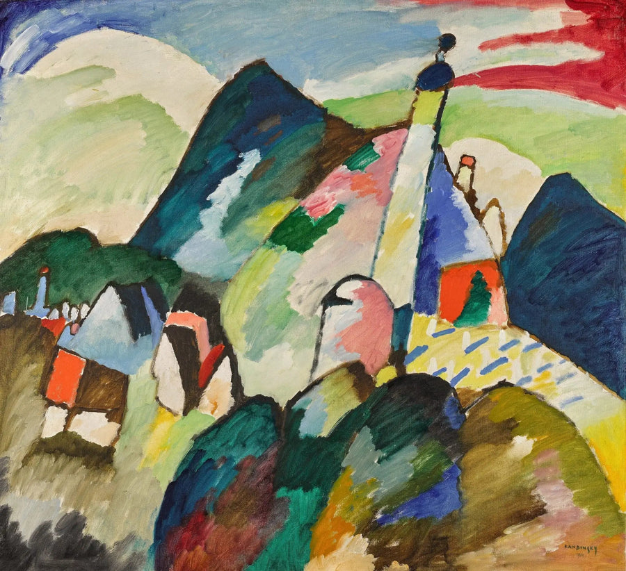 Murnau kirkko - Vassily Kandinsky